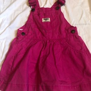 Pink Overall Dress